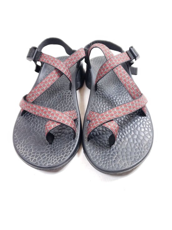 Chaco Mens Size 14 Adjustable Strap Hiking Sandals Red/Black main image 5